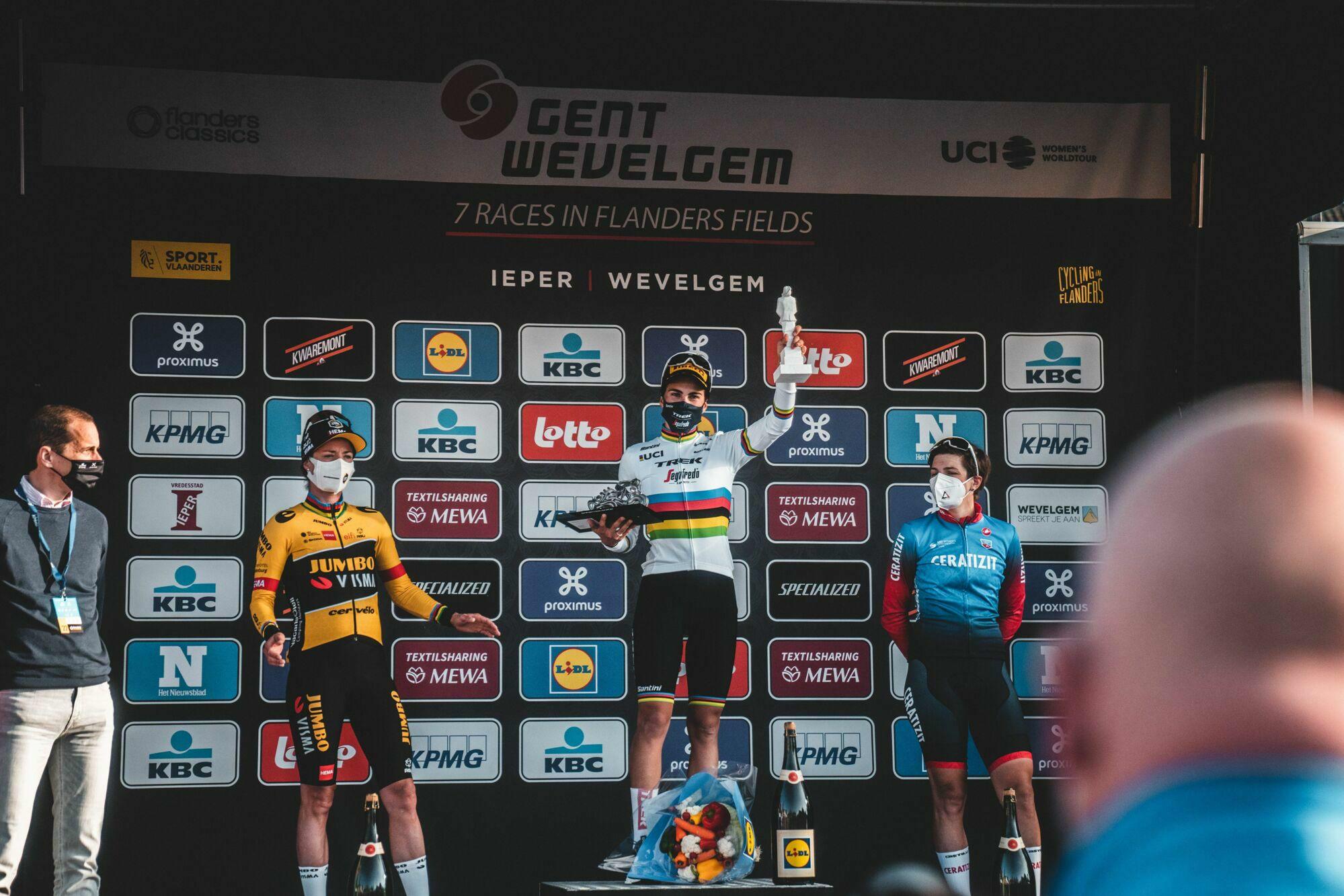 Le championne du monde Balsamo se montre la plus rapide à Wevelgem